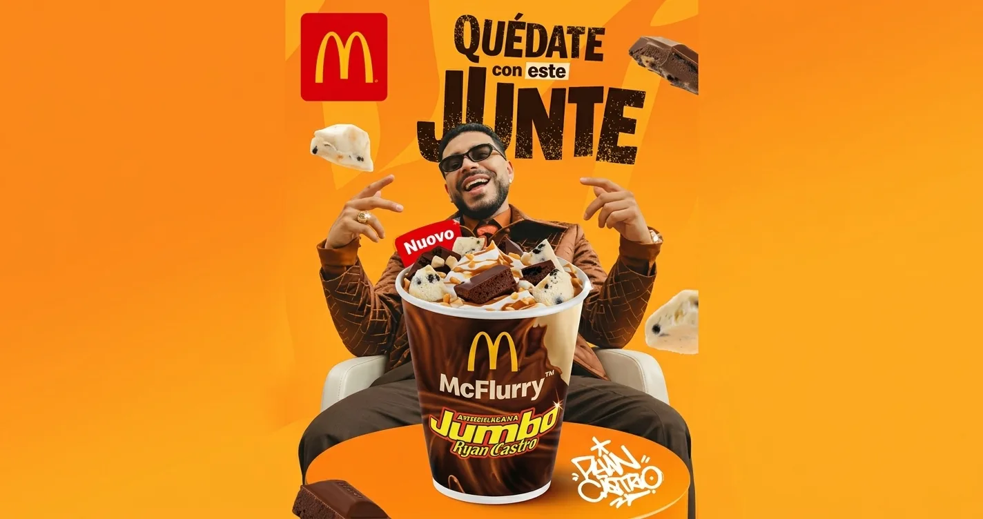 McFlurry Jumbo Ryan Castro: el nuevo postre con Jumbo Black y Blondie