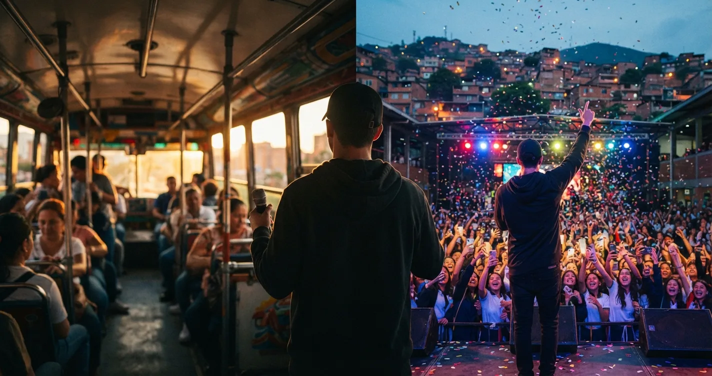 Ryan Castro: de los buses de Medellín a las tarimas del Tour Estudiantil