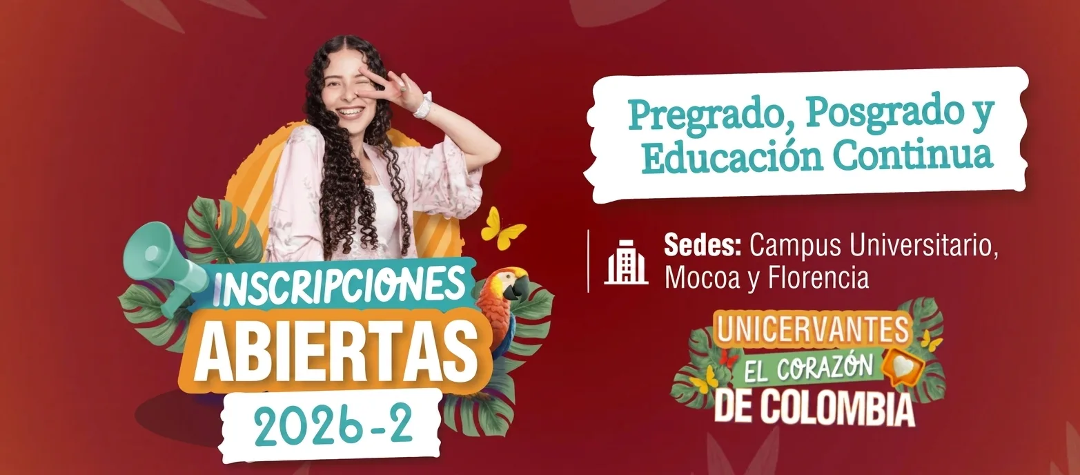 Inscripciones abiertas en Unicervantes Bogotá 2026